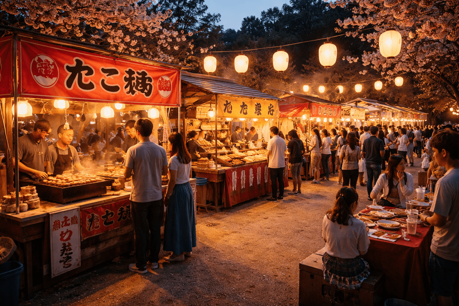 Stand de street food japonaise - Festival Culture Jap